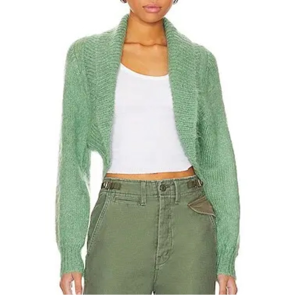 27 Miles Malibu Odi Cardigan in Sage Green
